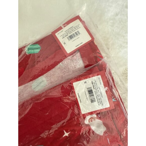 Target Wondershop 2 pc size 4XL Holiday Pajama set NEW Santa Presents ornaments - Picture 6 of 6